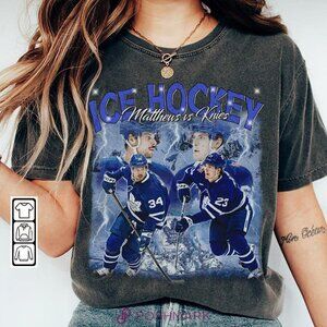 Auston Matthews Matthew Knies Toronto Maple Hocke sweatshirt shirt retro